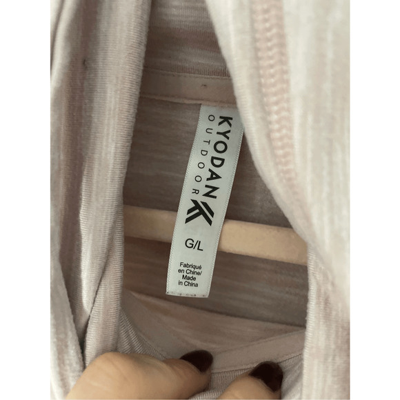 Kyodan Outdoor Women's Size L Fleece Cabin Mountain Cowl Neck Pullover - Picture 1 of 6